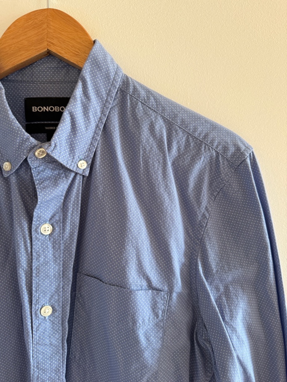 Bonobos Light Blue Microdot Button-Down Shirt
